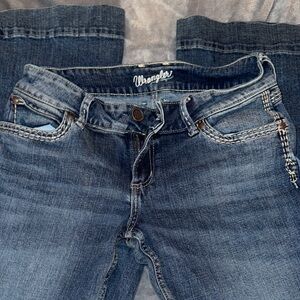 Wrangler Women's Dark Blue Boot Cut Jeans